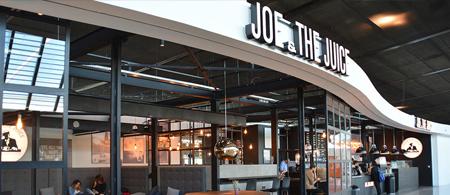 Joe & The Juice dans le Terminal 2 de l’Aéroport Nice Côte d’Azur